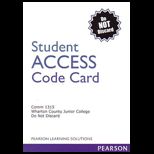 Pearson Student Access Card (Custom)