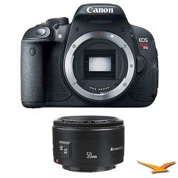 Canon EOS Rebel T5i SLR Digital Camera and EF 50mm F/1.8 II Standard Auto Focus
