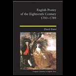 English Poetry of Eighteenth Century