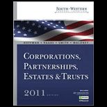 South Western Federal Taxation  Corporations, Partnerships, Estates & Trusts   With CD (Loose)