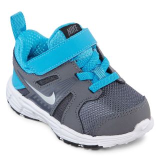 Nike Dart X Toddler Boys Running Shoes, Drkgry/blu/slv , Drkgry/blu/slv , Boys