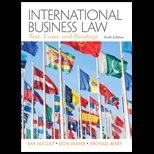 International Business Law Text, Cases and Readings