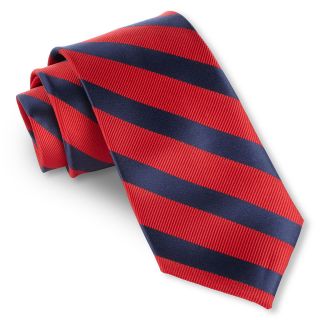 Izod Able Striped Tie   Boys, Red, Boys