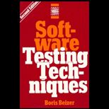 Software Testing Techniques, 2/e