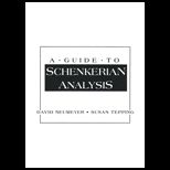 Guide to Schenkerian Analysis
