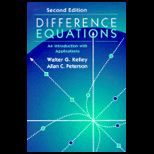 Difference Equations  An Introduction with Applications