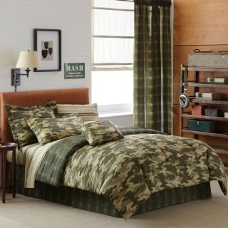 Special Forces 6 pc. Twin Camouflage Complete Bedding Set with Sheets, Boys