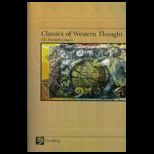 Classics of Western Thought; Volume IV  The Twentieth Century