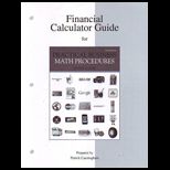 Prac. Business Mathematics Proc.  Financial Calculator Guide