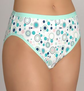 Fruit Of The Loom DC22504 Ladies Cotton Stretch Hi Cut Brief Panty   3 Pack