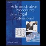 Administrative Procedures for the Legal Professional