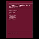 Constitutional Law in Context   Volume 1