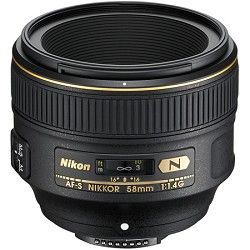 Nikon AF S NIKKOR 58mm f/1.4G Lens