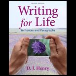 Writing for Life Sentences and Paragraphs