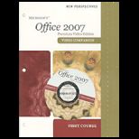 Microsoft Office 2007 1st Course   With Dvd
