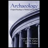 Archaeology  Original Readings in Methods and Practice