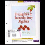 Prealgebra and Introductory Algebra, (Loose)   With Access