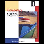 Elementary Algebra   Text Only