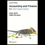 Accounting and Finance for Non Specialists   With Access