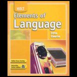 Elements of Language  5th Course