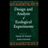 Design and Analysis of Ecological Experiments