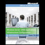 70 643 Windows Server 2008 Applications Infrastructure Configuration   With CD