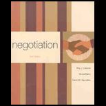 Negotiation   With Readings Exercises and Cases