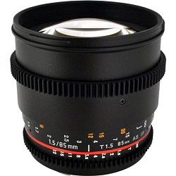 Rokinon 85mm T1.5 Aspherical Cine Lens for Sony Alpha Mount