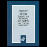 On Christian Meaning of Human Suffering
