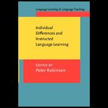 Individual Differences and Instructed Language