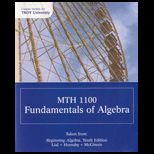 Mth1100Fundamentals of Algebra (Custom Package)