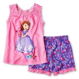 Disney Sofia 2 pc. Pajamas   Girls 2 10, Purple, Girls
