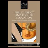 Public Policy in Higher Education