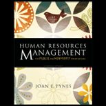 Human Resources Management for Public and Nonprofit Organizations