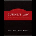 Business Law  The Ethical, Global, and E Commerce Environment