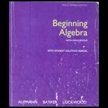 Beginning Algebra   With Application (Custom)