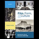 Film, Form, and Culture   With Dvd