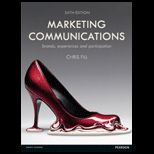 Marketing Communications Brands, Experiences and Participation (Canadian)