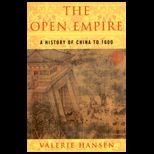 Open Empire  A History of China to 1600