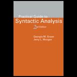 Practical Guide to Syntactic Analysis