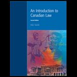 Introduction to Canadian Law