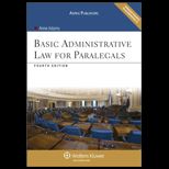 Basic Administrative Law for Paralegals   With CD