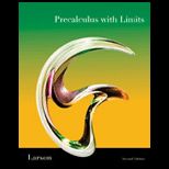 Precalculus With Limits (Teacher Soluntion Manual)