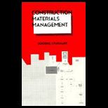 Construction Materials Management