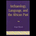 Archaeology, Language and African Past