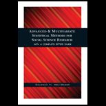 Advanced and Multivariate Statistical Methods for Social Science Research