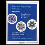 Abnormal Psychology With Cases (Custom)