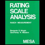 Rating Scale Analysis (Rasch Measurement Series)