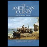 American Journey, Concise, Volume 1   With CD and Access