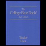 College Blue Book Tabular Data